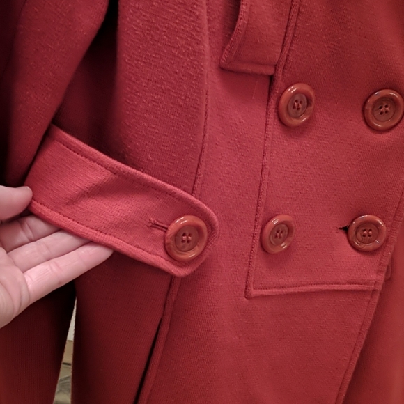 INC double breasted jacket w/jersey shirt - Picture 6 of 16